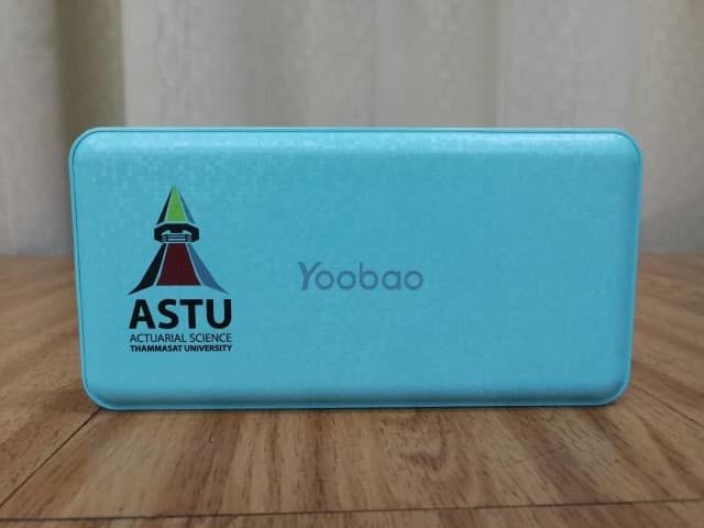 สกรีนพาวเวอร์แบงค์ ASTU | รับสกรีนโลโก้ ราคาถูก ไม่มีขั้นต่ำ