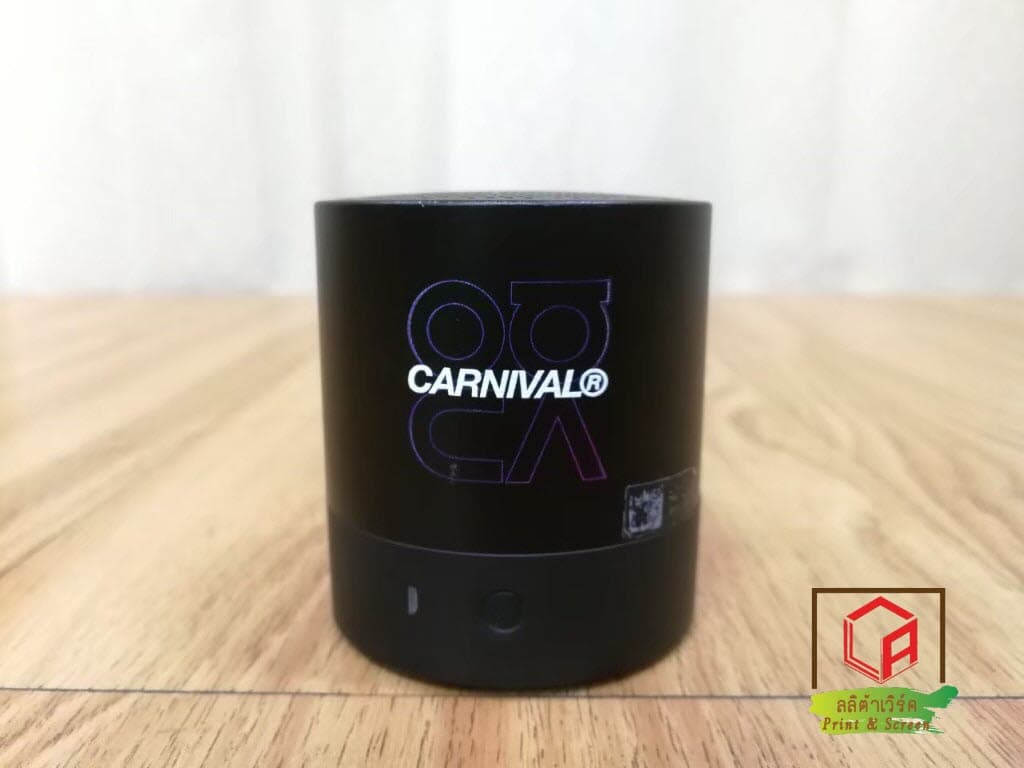 สกรีนลําโพงบลูทูธ Speaker black Canival