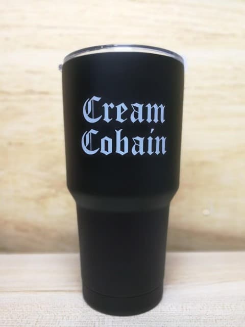 สกรีนแก้ว YETI โลโก้ Cream Cobain | รับสกรีนโลโก้ ราคาถูก งานด่วน ไม่มีขั้นต่ำ