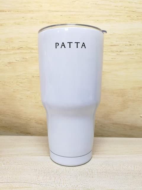สกรีนแก้ว YETI โลโก้ PATTA | รับสกรีนโลโก้ ราคาถูก งานด่วน ไม่มีขั้นต่ำ