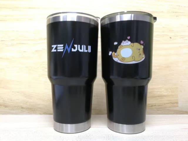 สกรีนแก้ว YETI โลโก้ ZENJULI
