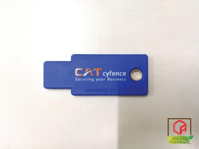 สกรีนแฟลชไดร์ฟ flash drive CAT | รับสกรีนโลโก้ ราคาถูก ไม่มีขั้นต่ำ 1 ชิ้นก็ทำได้