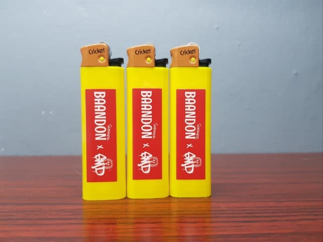 สกรีนไฟเเช็ค BAANDON x SMD | รับสกรีนโลโก้ สกรีนราคาถูก งานด่วน ไม่มีขั้นต่ำ