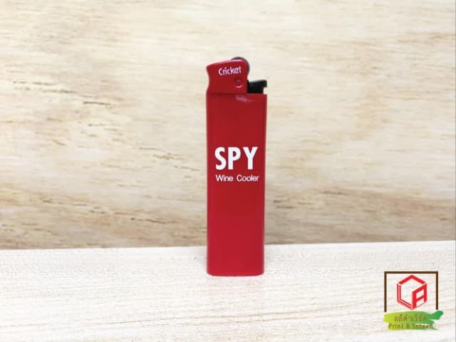 สกรีนไฟแช็ค โลโก้ Lighter cricket SPY | รับสกรีนโลโก้ สกรีนราคาถูก งานด่วน ไม่มีขั้นต่ำ