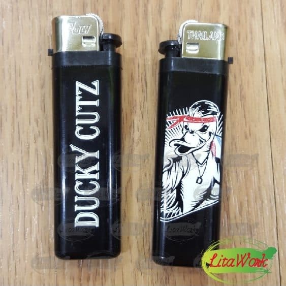 สกรีนไฟแช็ค DUCKY CUTZ | รับสกรีนโลโก้ สกรีนราคาถูก งานด่วน ไม่มีขั้นต่ำ