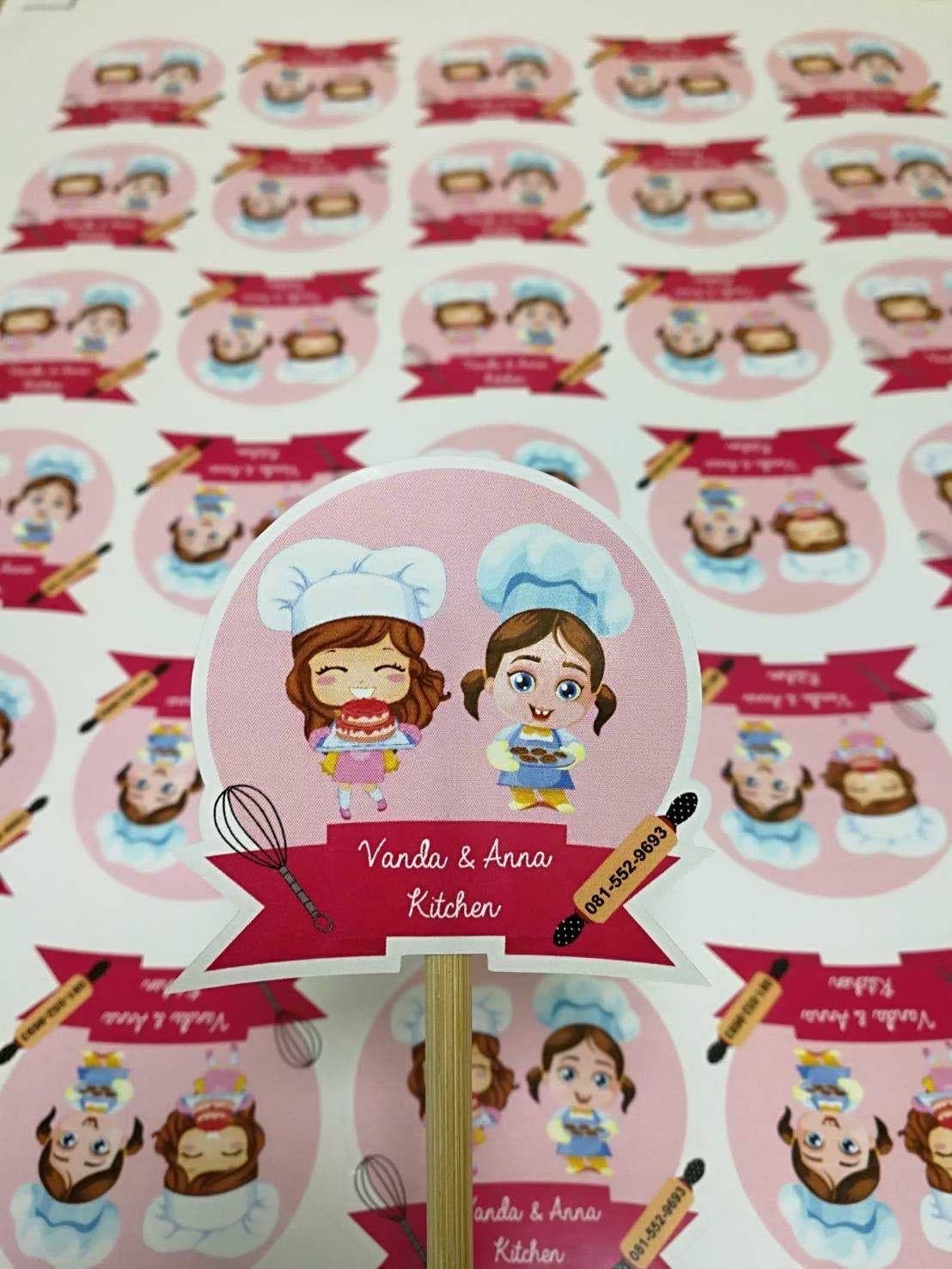 สติ๊กเกอร์พร้อมไดคัท Vanda & Anna