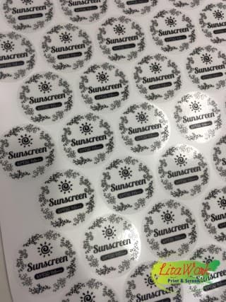 สติ๊กเกอร์ Sunscreen | รับพิมพ์สติ๊กเกอร์พร้อมไดคัท ราคาถูก เร็ว ไม่มีขั้นต่ำ