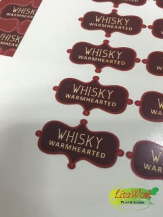สติ๊กเกอร์ WHISKY | รับพิมพ์สติ๊กเกอร์พร้อมไดคัท ราคาถูก เร็ว ไม่มีขั้นต่ำ