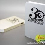 สกรีนพาวเวอร์แบงค์ LIGHT SOURCE